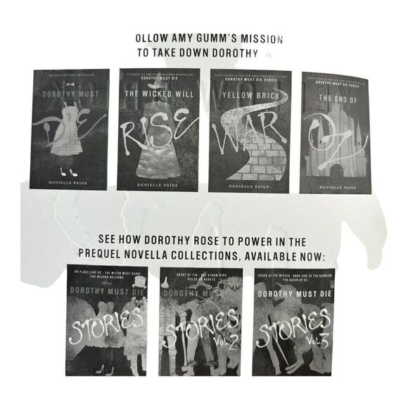 Dorothy Must Die Lot 3 Book Danielle Paige Yellow Brick War The Wicked Will Rise - Picture 11 of 11